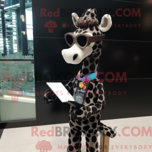 Black Giraffe mascot...