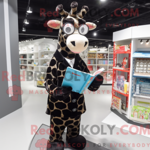 Black Giraffe mascot...