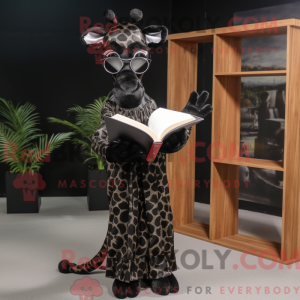 Black Giraffe mascot...