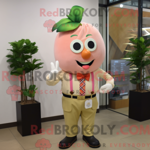 Peach Turnip mascot costume...
