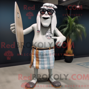 Silver Knife Thrower mascot...
