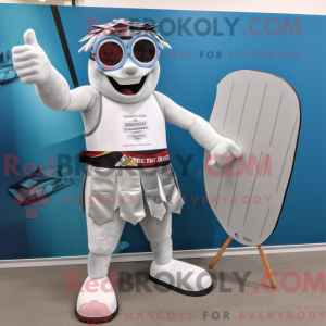 Silver Knife Thrower mascot...