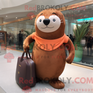 Rust Sea Lion mascot...