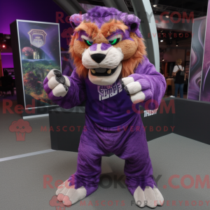 Purple Saber-Toothed Tiger...