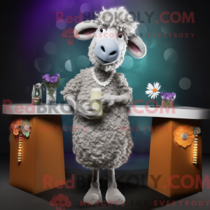 Personaggio mascotte pecora...