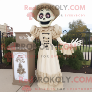 Beige Graveyard mascot...