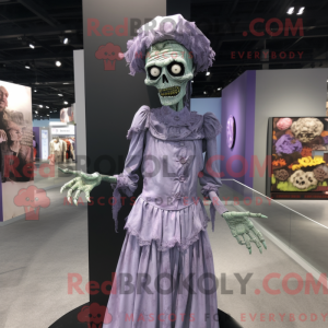 Lavender Zombie Maskottchen...