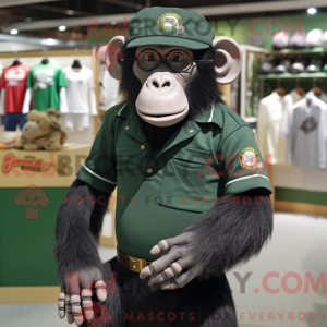 Chimpanse maskot kostume...
