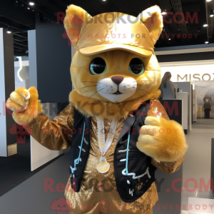 Maskotka Gold Cat jest...