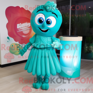 Teal Candy Box mascot...