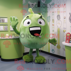 Olive Candy Box mascot...