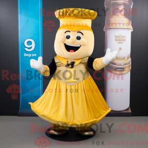Goldene Sanduhr Maskottchen...