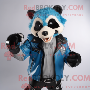 Sky Blue Badger mascot...