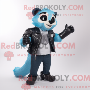 Sky Blue Badger mascot...