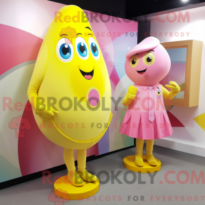 Lemon Yellow Pink mascot...