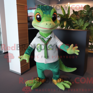 Forest Green Geckos mascot...