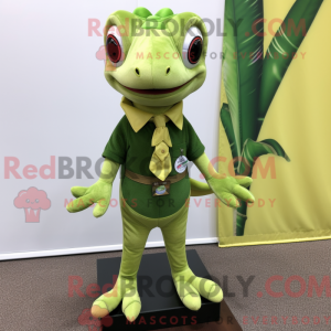 Forest Green Geckos mascot...