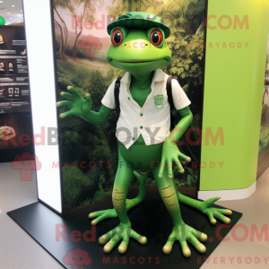 Forest Green Geckos mascot...