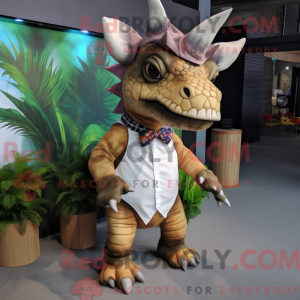 Triceratops maskot kostume...