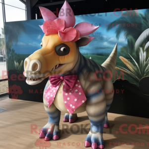 Triceratops-Maskottchen-Kos...