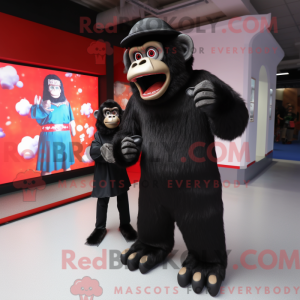 Black Chimpanzee mascot...