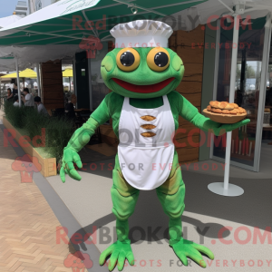 Green Crab Cakes mascot...