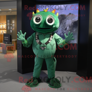 Green Crab Cakes mascot...
