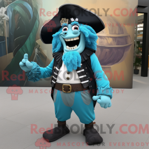 Maskotka Cyan Pirate...