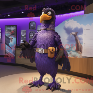 Costume mascotte de Purple...