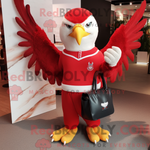 Red Eagle maskot kostume...