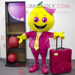 Magenta Lemon mascot...