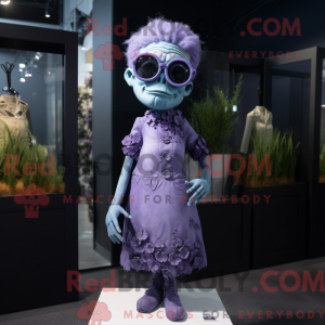Lavender Zombie Maskottchen...