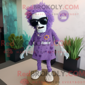 Lavender Zombie Maskottchen...