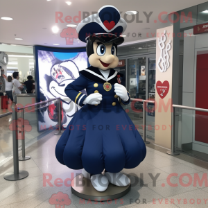Disfraz de mascota Navy...