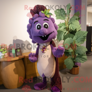 Lavendel Grape maskot...