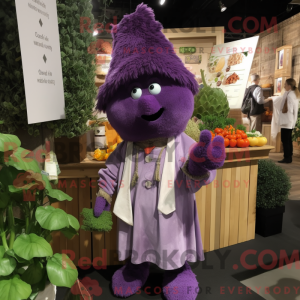 Lavendel Grape maskot...