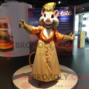 Gold Ratatouille mascot...