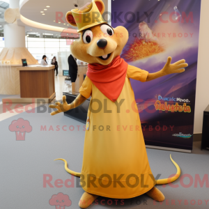 Gold Ratatouille mascot...