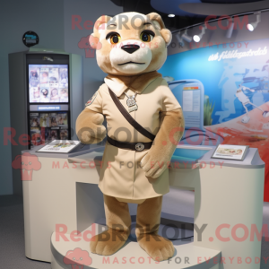 Costume mascotte de lion de...