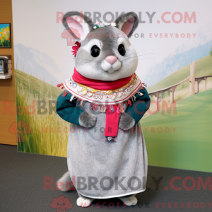 Chinchilla mascot costume...