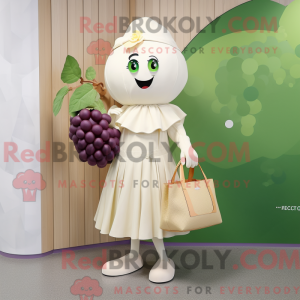 Cream Grape maskot kostyme...