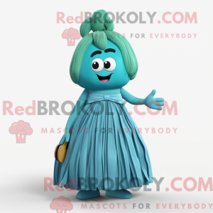 Cyan Zucchini maskot...
