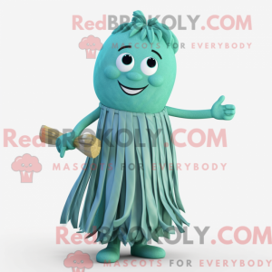 Cyan Zucchini maskot...