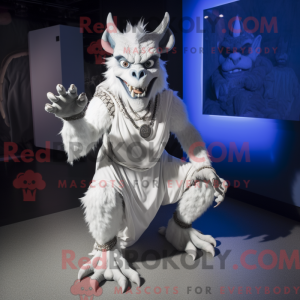 White Gargoyle mascot...