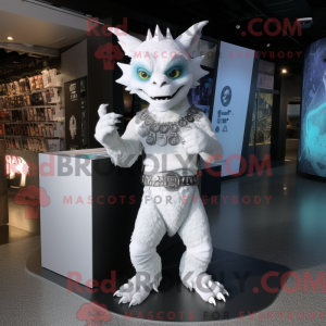 White Gargoyle mascot...