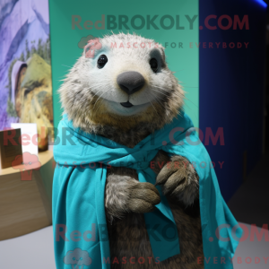 Turquoise Marmot mascot...
