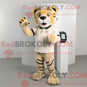 Figura de máscara de tigre...