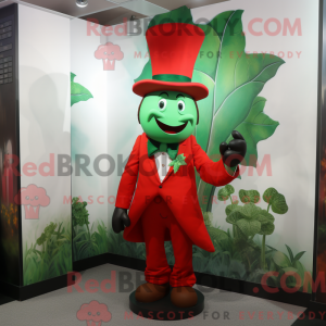 Red Beanstalk mascot...
