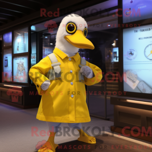 Lemon Yellow Seagull mascot...