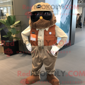 Rust Oyster mascot costume...